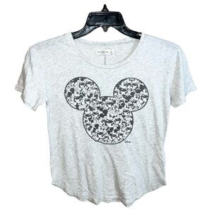 Abercrombie & Fitch Shirt Women’s Size S Heather Gray Disney Mickey Mouse